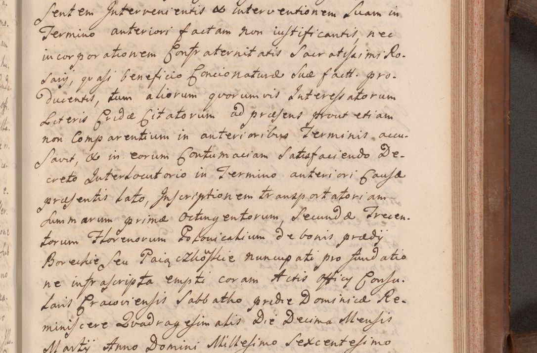 Zdjęcie nr 392 dla obiektu archiwalnego: Volumen VII actorum episcopalium Joannis Małachowski, episcopi Cracoviensis, ducis Severiae de anno 1694 - 1696, quorum index ad finem videatur