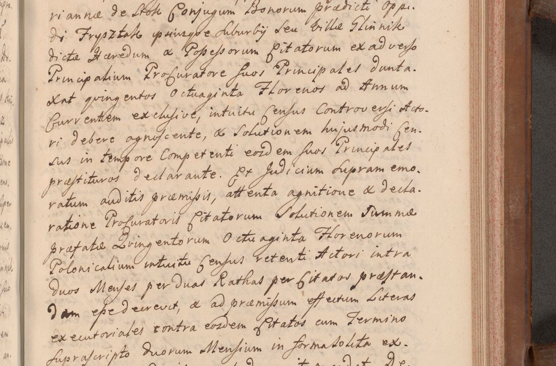 Zdjęcie nr 386 dla obiektu archiwalnego: Volumen VII actorum episcopalium Joannis Małachowski, episcopi Cracoviensis, ducis Severiae de anno 1694 - 1696, quorum index ad finem videatur