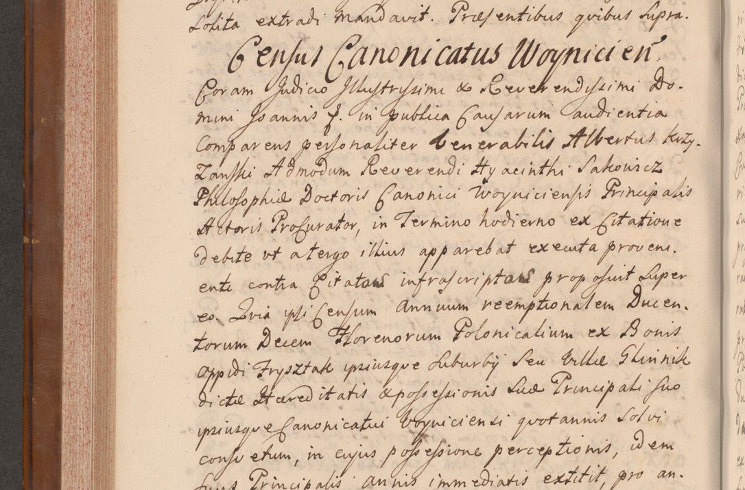 Zdjęcie nr 385 dla obiektu archiwalnego: Volumen VII actorum episcopalium Joannis Małachowski, episcopi Cracoviensis, ducis Severiae de anno 1694 - 1696, quorum index ad finem videatur