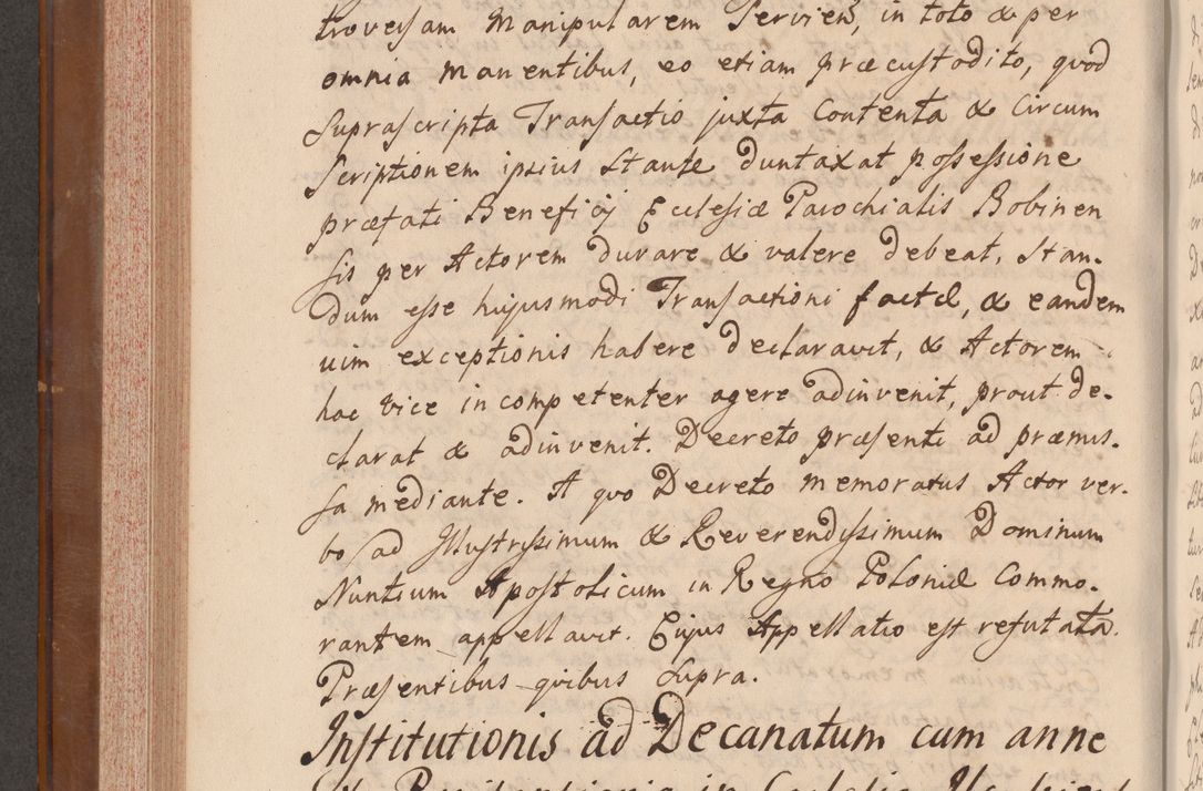 Zdjęcie nr 383 dla obiektu archiwalnego: Volumen VII actorum episcopalium Joannis Małachowski, episcopi Cracoviensis, ducis Severiae de anno 1694 - 1696, quorum index ad finem videatur