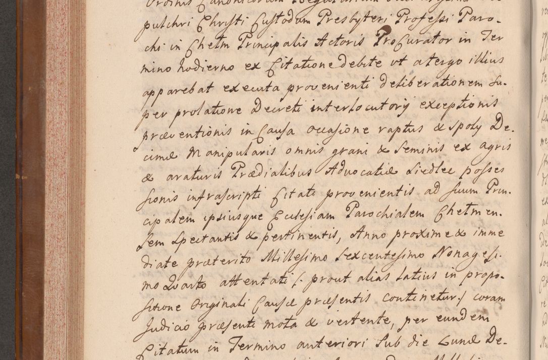 Zdjęcie nr 387 dla obiektu archiwalnego: Volumen VII actorum episcopalium Joannis Małachowski, episcopi Cracoviensis, ducis Severiae de anno 1694 - 1696, quorum index ad finem videatur