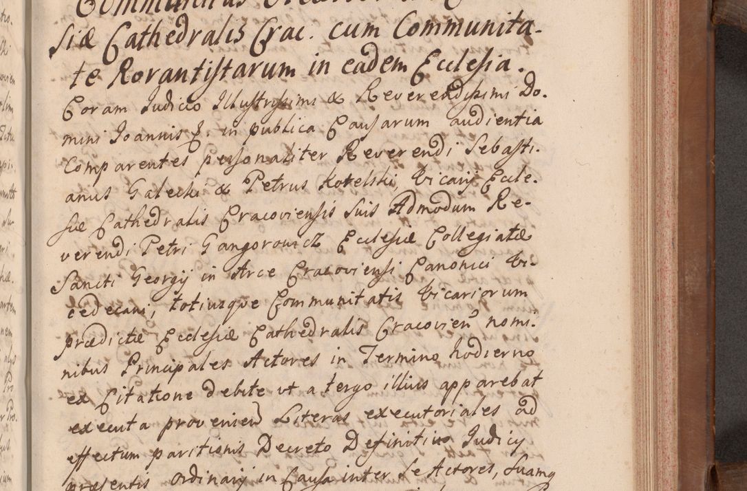 Zdjęcie nr 376 dla obiektu archiwalnego: Volumen VII actorum episcopalium Joannis Małachowski, episcopi Cracoviensis, ducis Severiae de anno 1694 - 1696, quorum index ad finem videatur