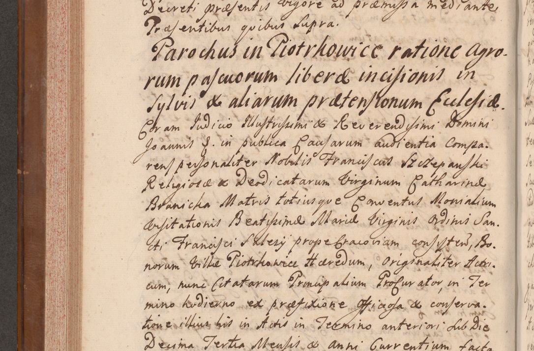 Zdjęcie nr 373 dla obiektu archiwalnego: Volumen VII actorum episcopalium Joannis Małachowski, episcopi Cracoviensis, ducis Severiae de anno 1694 - 1696, quorum index ad finem videatur