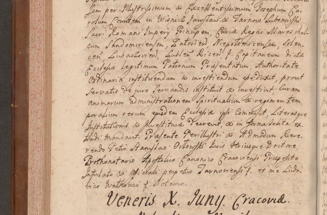 Zdjęcie nr 345 dla obiektu archiwalnego: Volumen VII actorum episcopalium Joannis Małachowski, episcopi Cracoviensis, ducis Severiae de anno 1694 - 1696, quorum index ad finem videatur