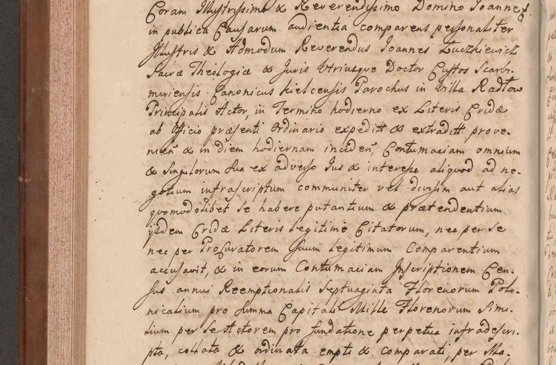 Zdjęcie nr 347 dla obiektu archiwalnego: Volumen VII actorum episcopalium Joannis Małachowski, episcopi Cracoviensis, ducis Severiae de anno 1694 - 1696, quorum index ad finem videatur