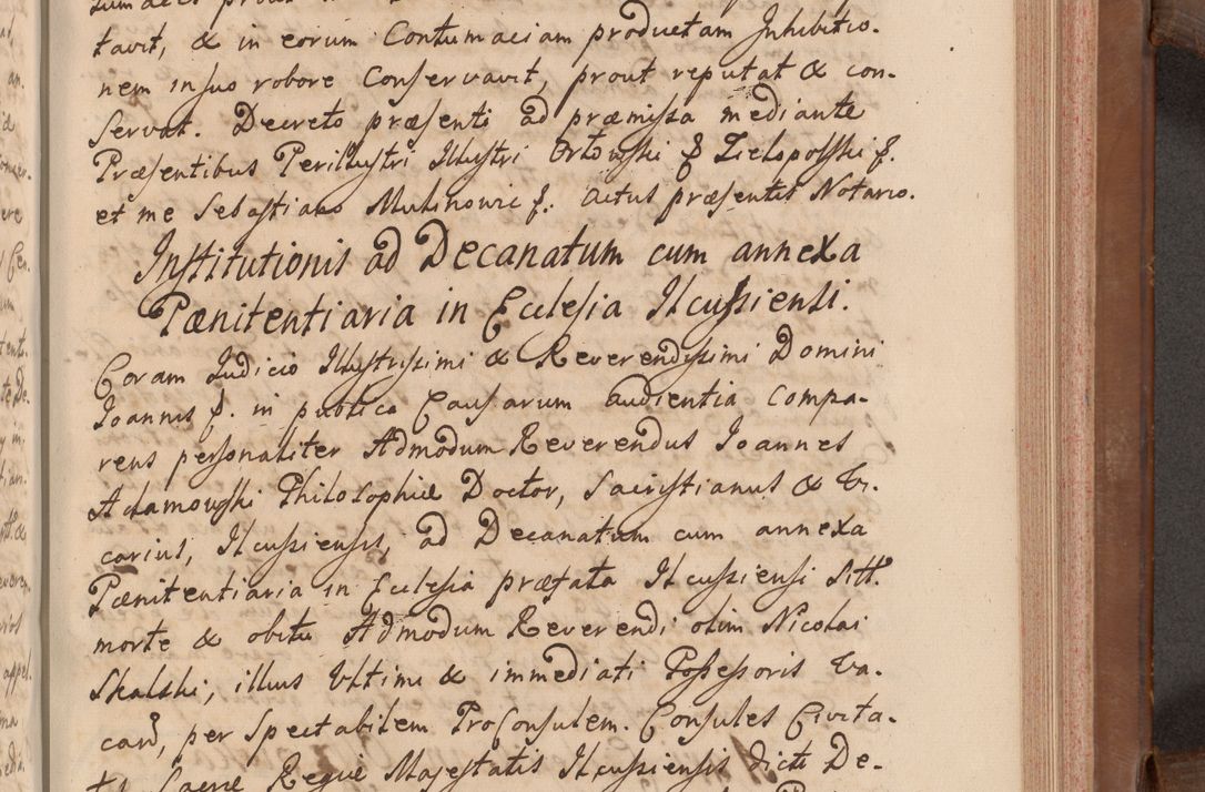 Zdjęcie nr 332 dla obiektu archiwalnego: Volumen VII actorum episcopalium Joannis Małachowski, episcopi Cracoviensis, ducis Severiae de anno 1694 - 1696, quorum index ad finem videatur