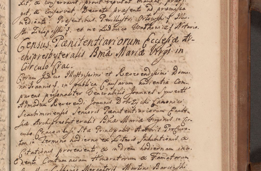Zdjęcie nr 330 dla obiektu archiwalnego: Volumen VII actorum episcopalium Joannis Małachowski, episcopi Cracoviensis, ducis Severiae de anno 1694 - 1696, quorum index ad finem videatur