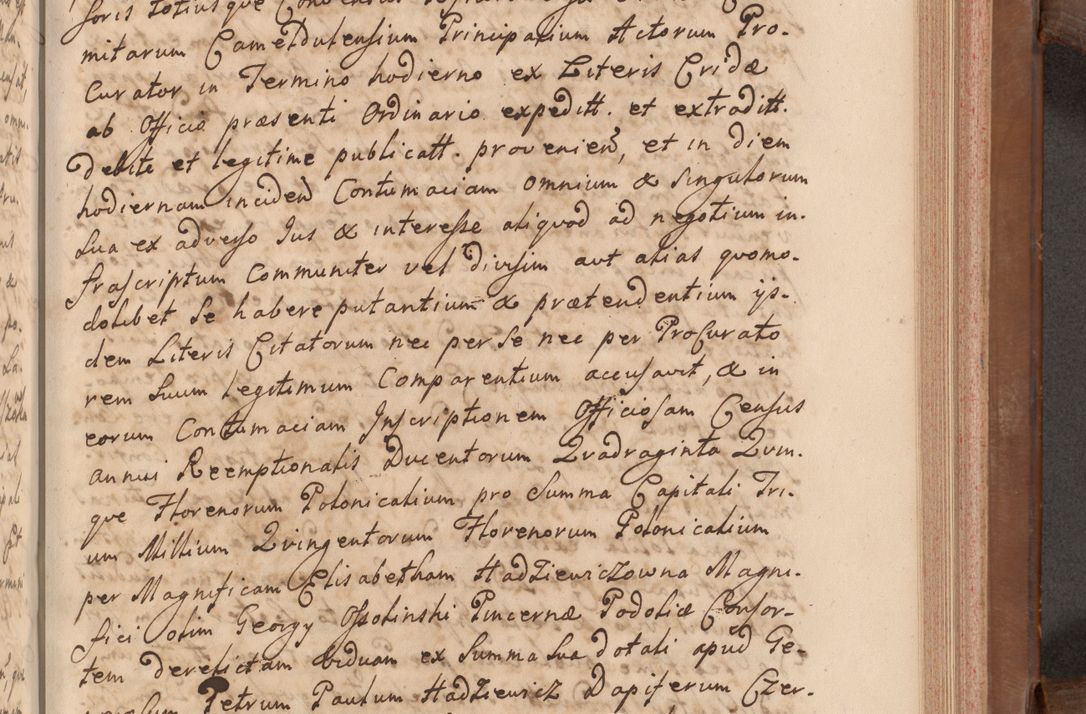 Zdjęcie nr 328 dla obiektu archiwalnego: Volumen VII actorum episcopalium Joannis Małachowski, episcopi Cracoviensis, ducis Severiae de anno 1694 - 1696, quorum index ad finem videatur