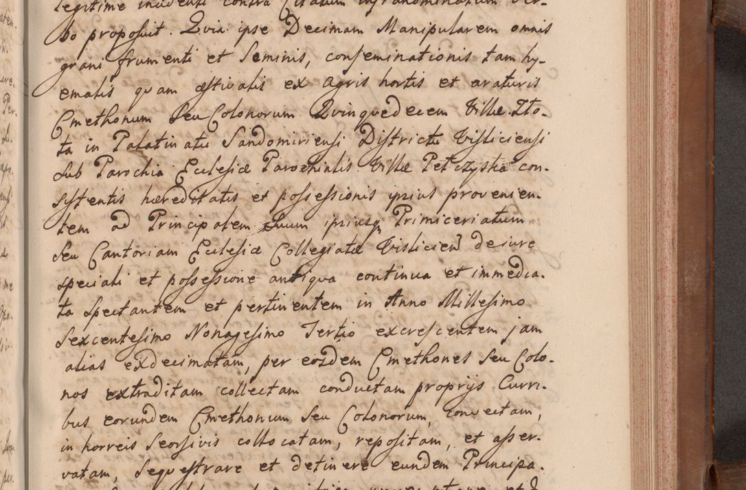 Zdjęcie nr 322 dla obiektu archiwalnego: Volumen VII actorum episcopalium Joannis Małachowski, episcopi Cracoviensis, ducis Severiae de anno 1694 - 1696, quorum index ad finem videatur