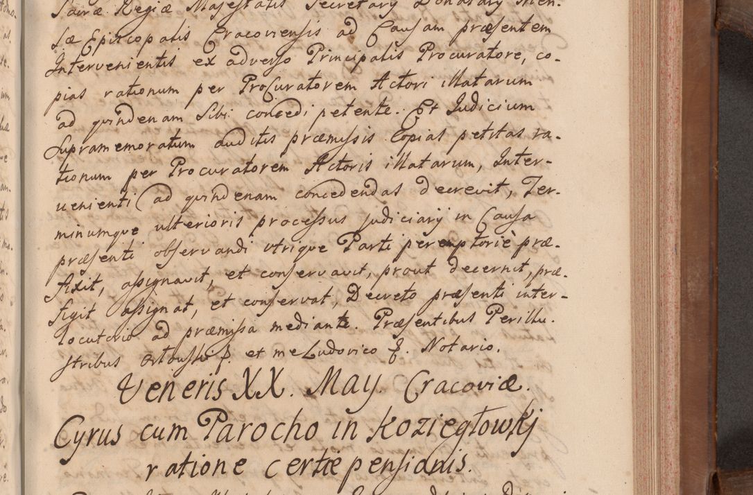 Zdjęcie nr 318 dla obiektu archiwalnego: Volumen VII actorum episcopalium Joannis Małachowski, episcopi Cracoviensis, ducis Severiae de anno 1694 - 1696, quorum index ad finem videatur