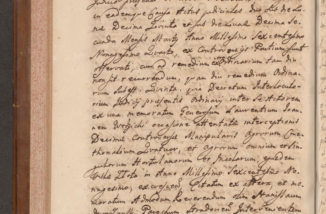 Zdjęcie nr 315 dla obiektu archiwalnego: Volumen VII actorum episcopalium Joannis Małachowski, episcopi Cracoviensis, ducis Severiae de anno 1694 - 1696, quorum index ad finem videatur