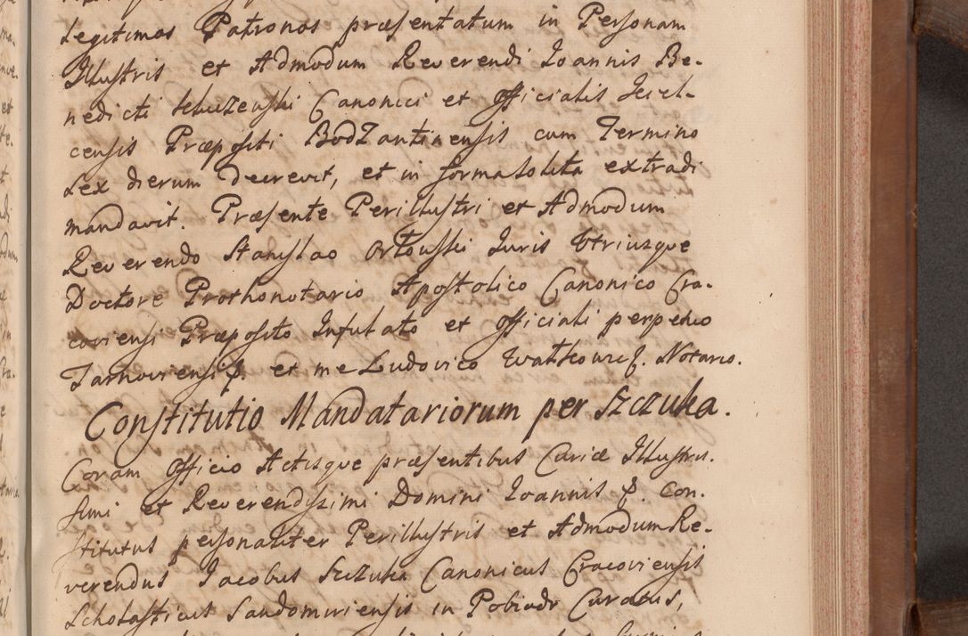 Zdjęcie nr 308 dla obiektu archiwalnego: Volumen VII actorum episcopalium Joannis Małachowski, episcopi Cracoviensis, ducis Severiae de anno 1694 - 1696, quorum index ad finem videatur