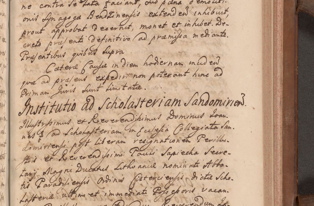 Zdjęcie nr 306 dla obiektu archiwalnego: Volumen VII actorum episcopalium Joannis Małachowski, episcopi Cracoviensis, ducis Severiae de anno 1694 - 1696, quorum index ad finem videatur
