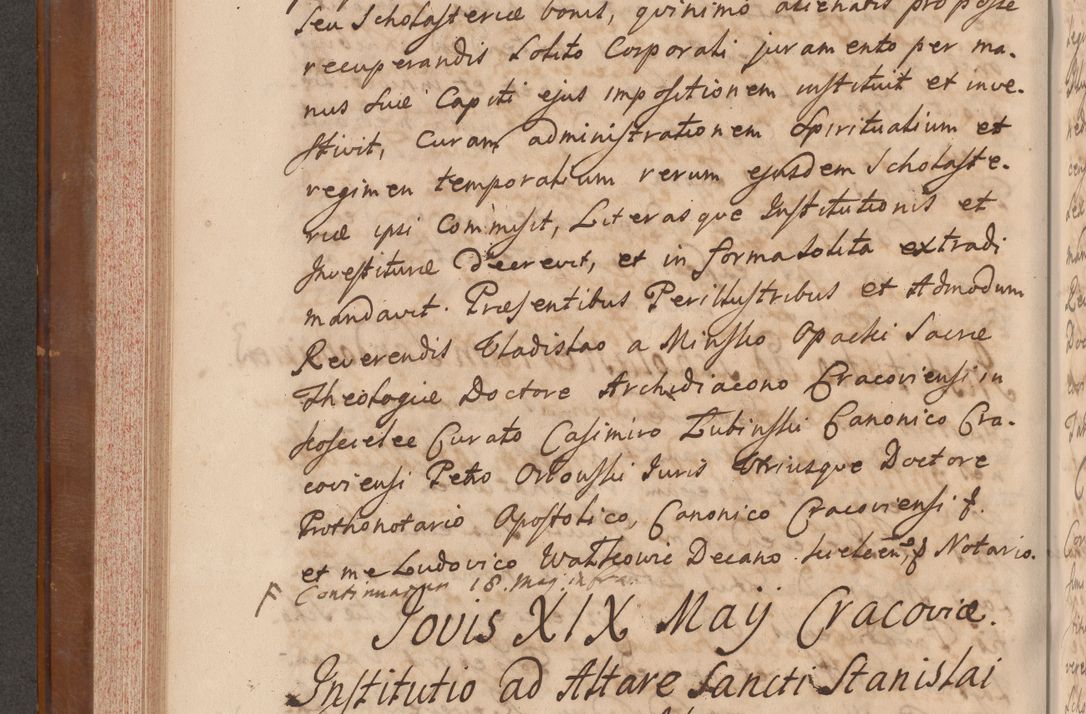 Zdjęcie nr 307 dla obiektu archiwalnego: Volumen VII actorum episcopalium Joannis Małachowski, episcopi Cracoviensis, ducis Severiae de anno 1694 - 1696, quorum index ad finem videatur