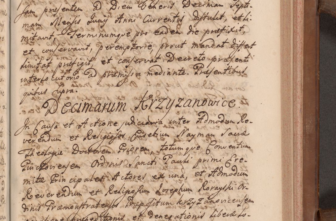 Zdjęcie nr 300 dla obiektu archiwalnego: Volumen VII actorum episcopalium Joannis Małachowski, episcopi Cracoviensis, ducis Severiae de anno 1694 - 1696, quorum index ad finem videatur