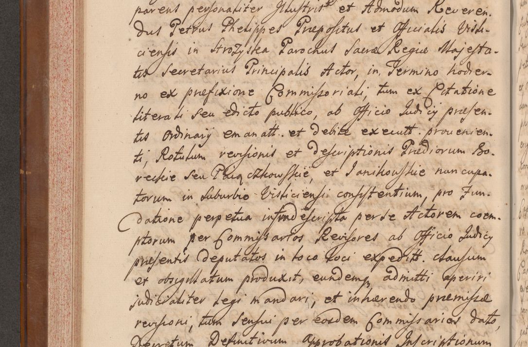 Zdjęcie nr 297 dla obiektu archiwalnego: Volumen VII actorum episcopalium Joannis Małachowski, episcopi Cracoviensis, ducis Severiae de anno 1694 - 1696, quorum index ad finem videatur