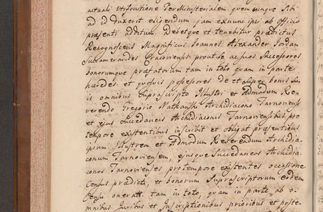 Zdjęcie nr 289 dla obiektu archiwalnego: Volumen VII actorum episcopalium Joannis Małachowski, episcopi Cracoviensis, ducis Severiae de anno 1694 - 1696, quorum index ad finem videatur