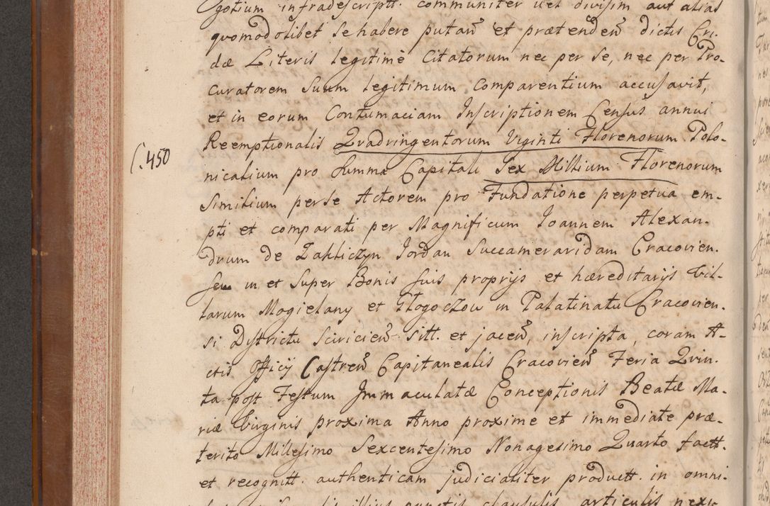 Zdjęcie nr 283 dla obiektu archiwalnego: Volumen VII actorum episcopalium Joannis Małachowski, episcopi Cracoviensis, ducis Severiae de anno 1694 - 1696, quorum index ad finem videatur
