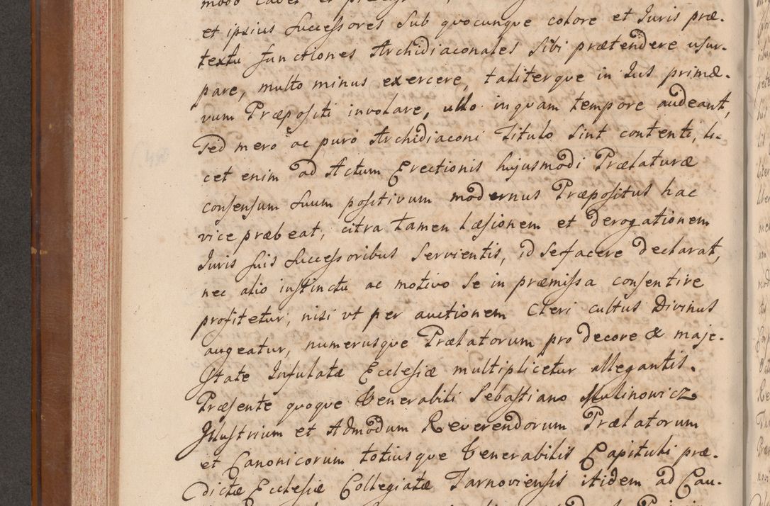 Zdjęcie nr 285 dla obiektu archiwalnego: Volumen VII actorum episcopalium Joannis Małachowski, episcopi Cracoviensis, ducis Severiae de anno 1694 - 1696, quorum index ad finem videatur