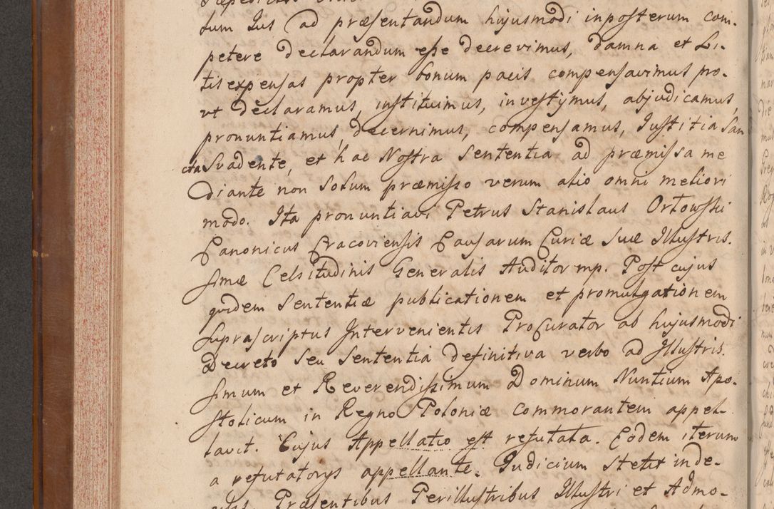 Zdjęcie nr 281 dla obiektu archiwalnego: Volumen VII actorum episcopalium Joannis Małachowski, episcopi Cracoviensis, ducis Severiae de anno 1694 - 1696, quorum index ad finem videatur