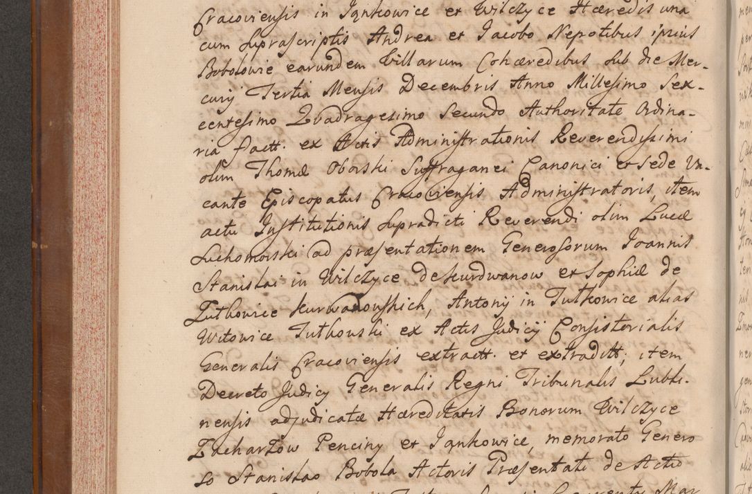 Zdjęcie nr 277 dla obiektu archiwalnego: Volumen VII actorum episcopalium Joannis Małachowski, episcopi Cracoviensis, ducis Severiae de anno 1694 - 1696, quorum index ad finem videatur