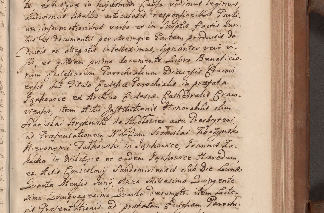 Zdjęcie nr 276 dla obiektu archiwalnego: Volumen VII actorum episcopalium Joannis Małachowski, episcopi Cracoviensis, ducis Severiae de anno 1694 - 1696, quorum index ad finem videatur