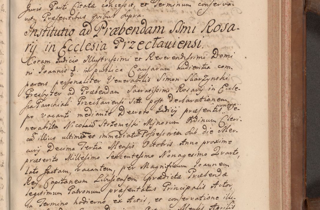 Zdjęcie nr 268 dla obiektu archiwalnego: Volumen VII actorum episcopalium Joannis Małachowski, episcopi Cracoviensis, ducis Severiae de anno 1694 - 1696, quorum index ad finem videatur