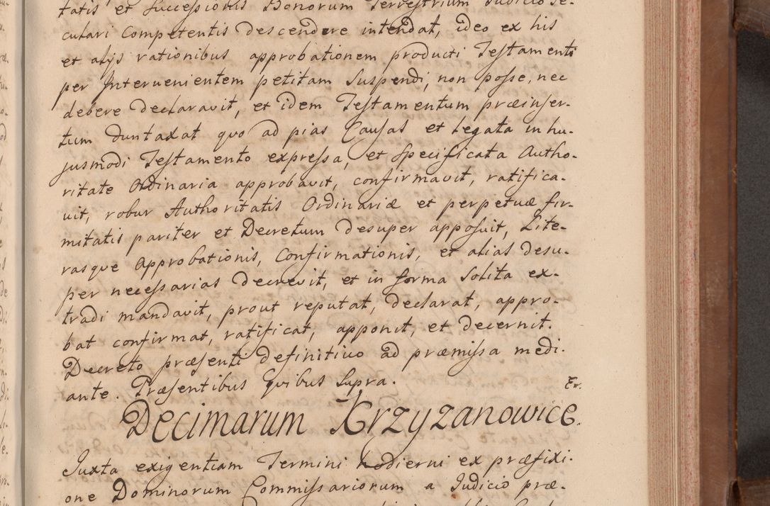 Zdjęcie nr 266 dla obiektu archiwalnego: Volumen VII actorum episcopalium Joannis Małachowski, episcopi Cracoviensis, ducis Severiae de anno 1694 - 1696, quorum index ad finem videatur
