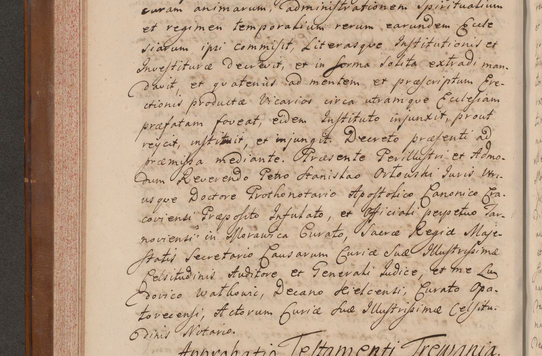 Zdjęcie nr 263 dla obiektu archiwalnego: Volumen VII actorum episcopalium Joannis Małachowski, episcopi Cracoviensis, ducis Severiae de anno 1694 - 1696, quorum index ad finem videatur