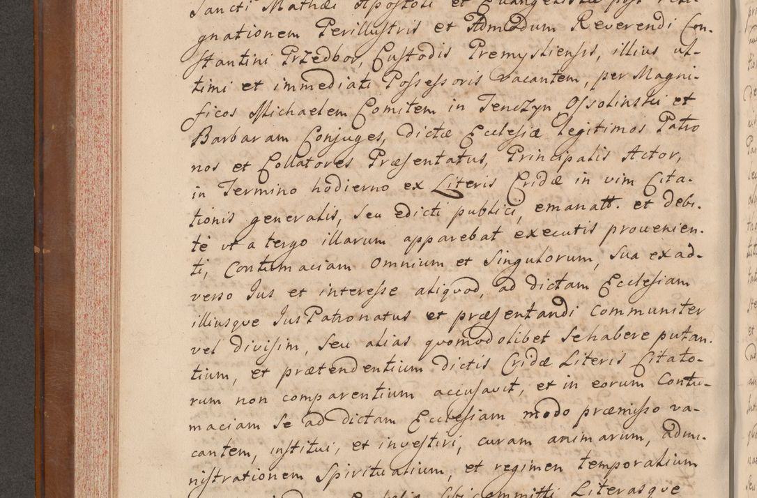 Zdjęcie nr 261 dla obiektu archiwalnego: Volumen VII actorum episcopalium Joannis Małachowski, episcopi Cracoviensis, ducis Severiae de anno 1694 - 1696, quorum index ad finem videatur