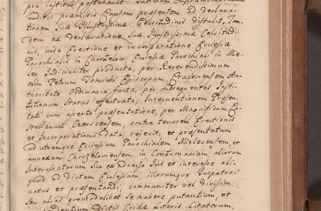 Zdjęcie nr 262 dla obiektu archiwalnego: Volumen VII actorum episcopalium Joannis Małachowski, episcopi Cracoviensis, ducis Severiae de anno 1694 - 1696, quorum index ad finem videatur