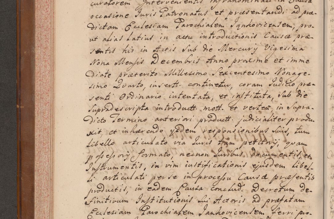 Zdjęcie nr 259 dla obiektu archiwalnego: Volumen VII actorum episcopalium Joannis Małachowski, episcopi Cracoviensis, ducis Severiae de anno 1694 - 1696, quorum index ad finem videatur