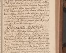 Zdjęcie nr 250 dla obiektu archiwalnego: Volumen VII actorum episcopalium Joannis Małachowski, episcopi Cracoviensis, ducis Severiae de anno 1694 - 1696, quorum index ad finem videatur