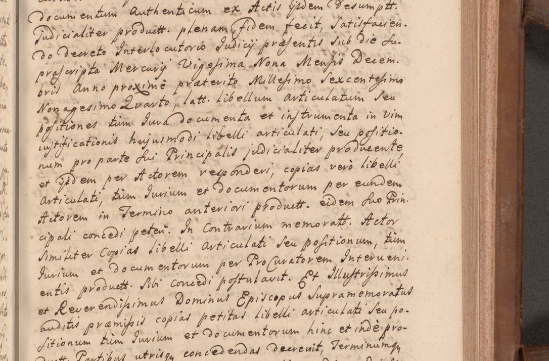 Zdjęcie nr 242 dla obiektu archiwalnego: Volumen VII actorum episcopalium Joannis Małachowski, episcopi Cracoviensis, ducis Severiae de anno 1694 - 1696, quorum index ad finem videatur