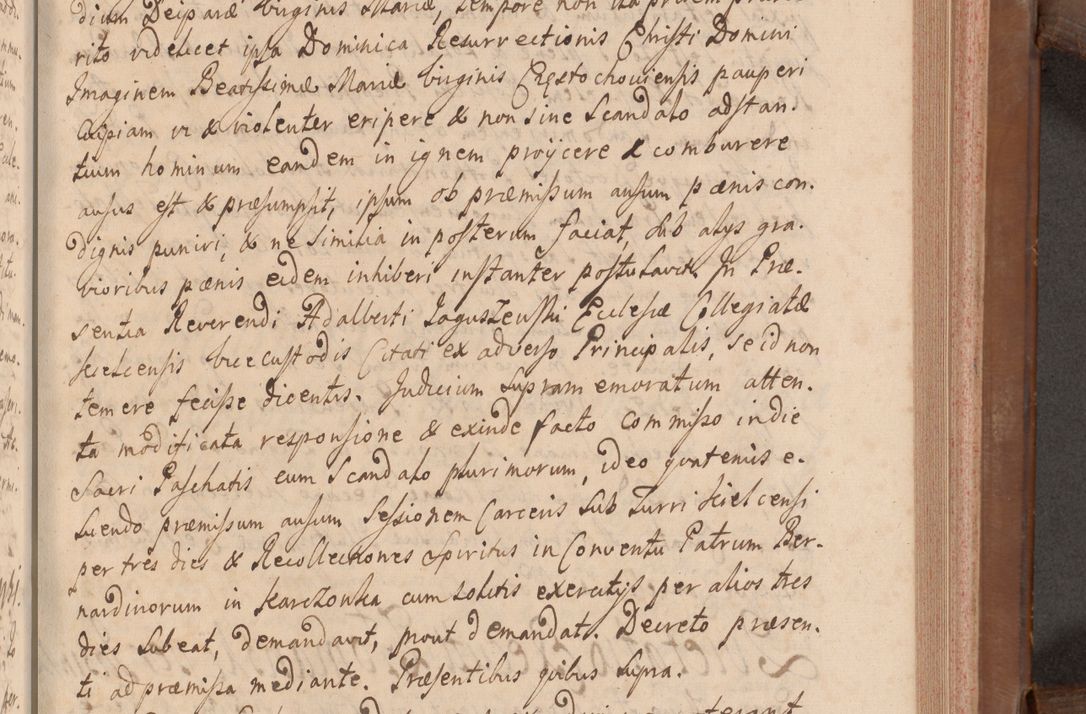 Zdjęcie nr 238 dla obiektu archiwalnego: Volumen VII actorum episcopalium Joannis Małachowski, episcopi Cracoviensis, ducis Severiae de anno 1694 - 1696, quorum index ad finem videatur