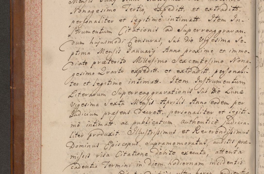 Zdjęcie nr 231 dla obiektu archiwalnego: Volumen VII actorum episcopalium Joannis Małachowski, episcopi Cracoviensis, ducis Severiae de anno 1694 - 1696, quorum index ad finem videatur