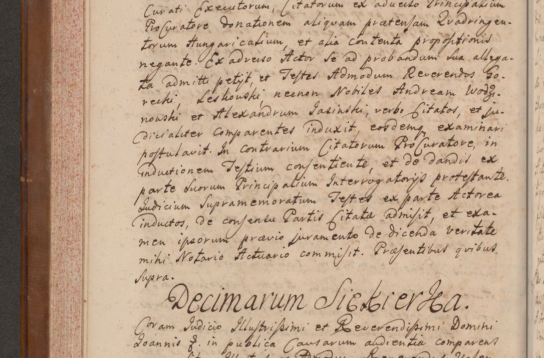 Zdjęcie nr 235 dla obiektu archiwalnego: Volumen VII actorum episcopalium Joannis Małachowski, episcopi Cracoviensis, ducis Severiae de anno 1694 - 1696, quorum index ad finem videatur