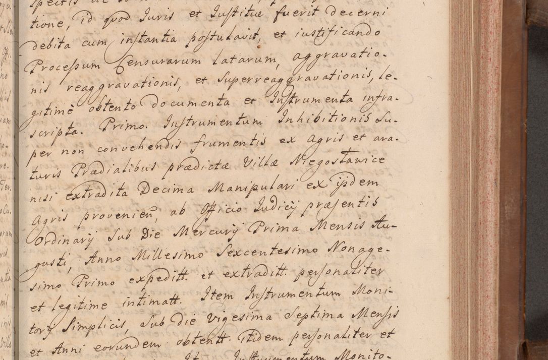 Zdjęcie nr 230 dla obiektu archiwalnego: Volumen VII actorum episcopalium Joannis Małachowski, episcopi Cracoviensis, ducis Severiae de anno 1694 - 1696, quorum index ad finem videatur