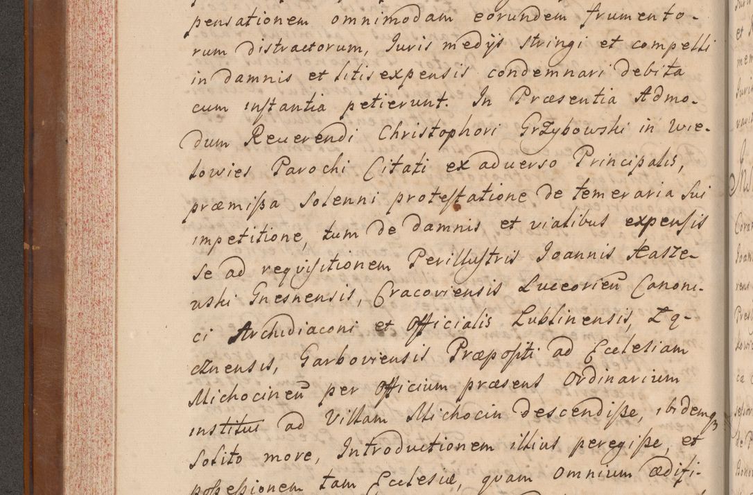 Zdjęcie nr 223 dla obiektu archiwalnego: Volumen VII actorum episcopalium Joannis Małachowski, episcopi Cracoviensis, ducis Severiae de anno 1694 - 1696, quorum index ad finem videatur