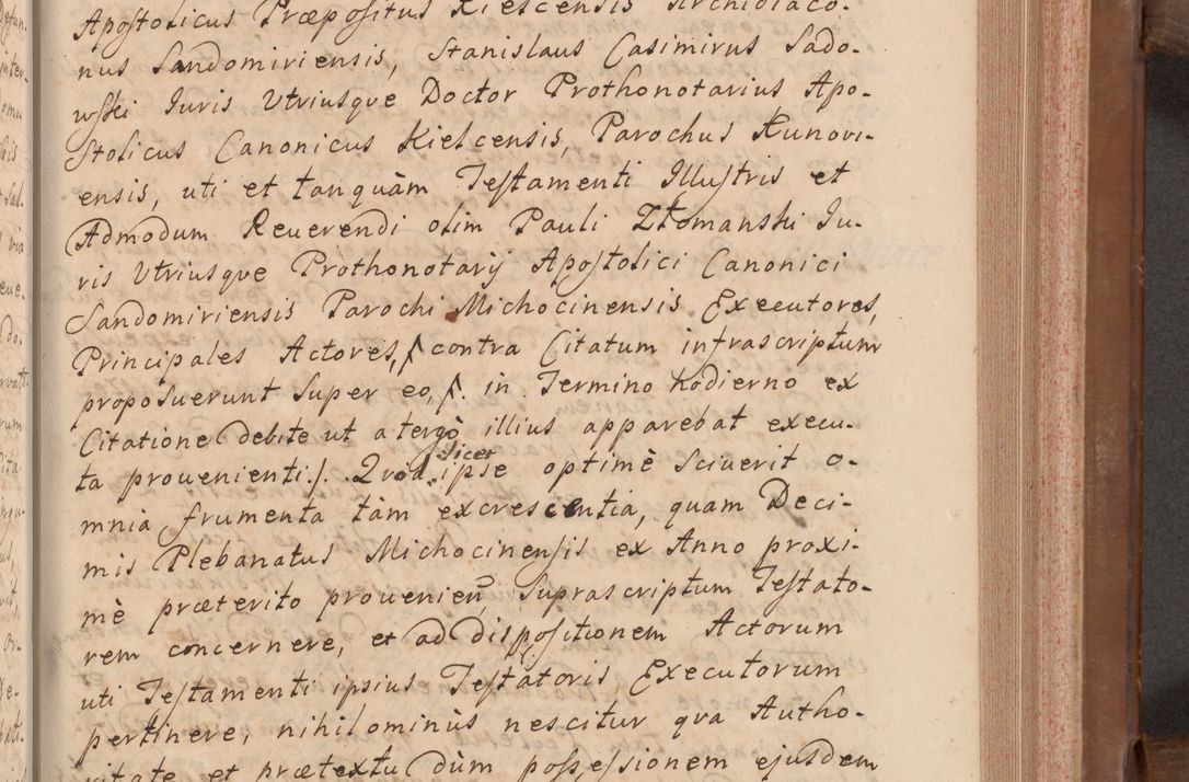 Zdjęcie nr 222 dla obiektu archiwalnego: Volumen VII actorum episcopalium Joannis Małachowski, episcopi Cracoviensis, ducis Severiae de anno 1694 - 1696, quorum index ad finem videatur