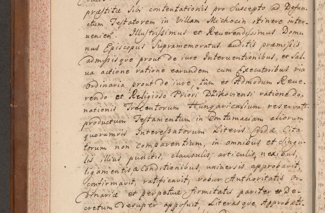 Zdjęcie nr 221 dla obiektu archiwalnego: Volumen VII actorum episcopalium Joannis Małachowski, episcopi Cracoviensis, ducis Severiae de anno 1694 - 1696, quorum index ad finem videatur