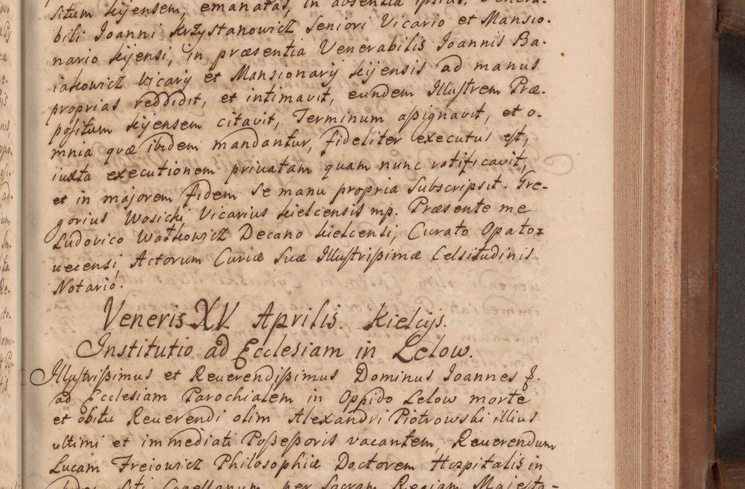 Zdjęcie nr 214 dla obiektu archiwalnego: Volumen VII actorum episcopalium Joannis Małachowski, episcopi Cracoviensis, ducis Severiae de anno 1694 - 1696, quorum index ad finem videatur