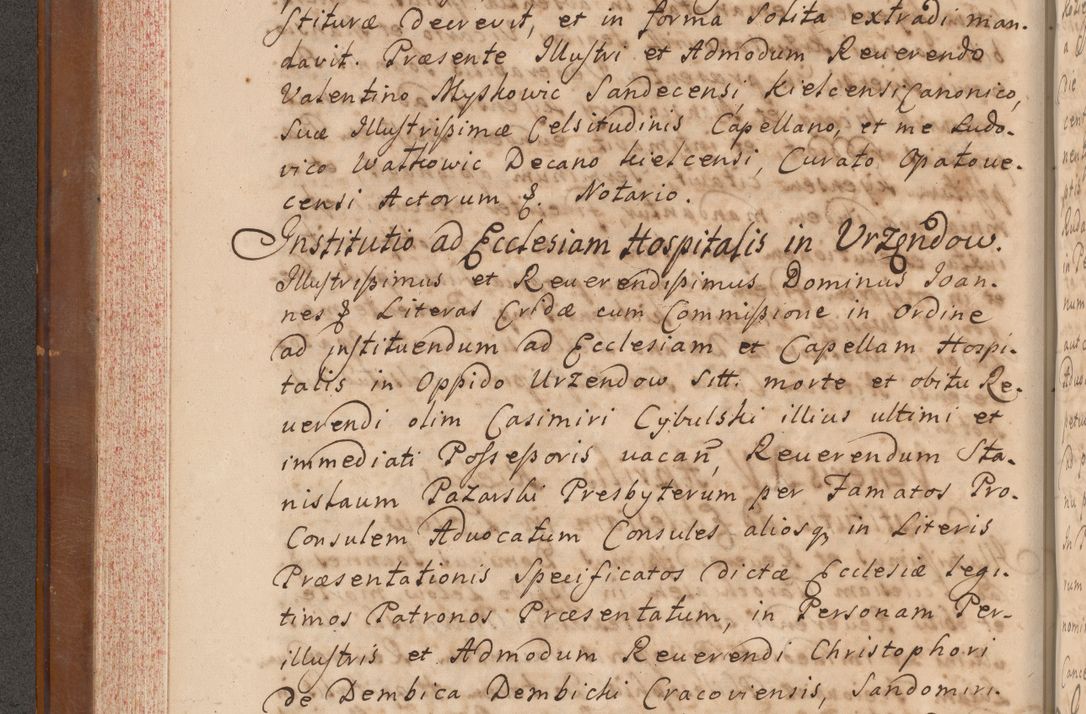 Zdjęcie nr 215 dla obiektu archiwalnego: Volumen VII actorum episcopalium Joannis Małachowski, episcopi Cracoviensis, ducis Severiae de anno 1694 - 1696, quorum index ad finem videatur