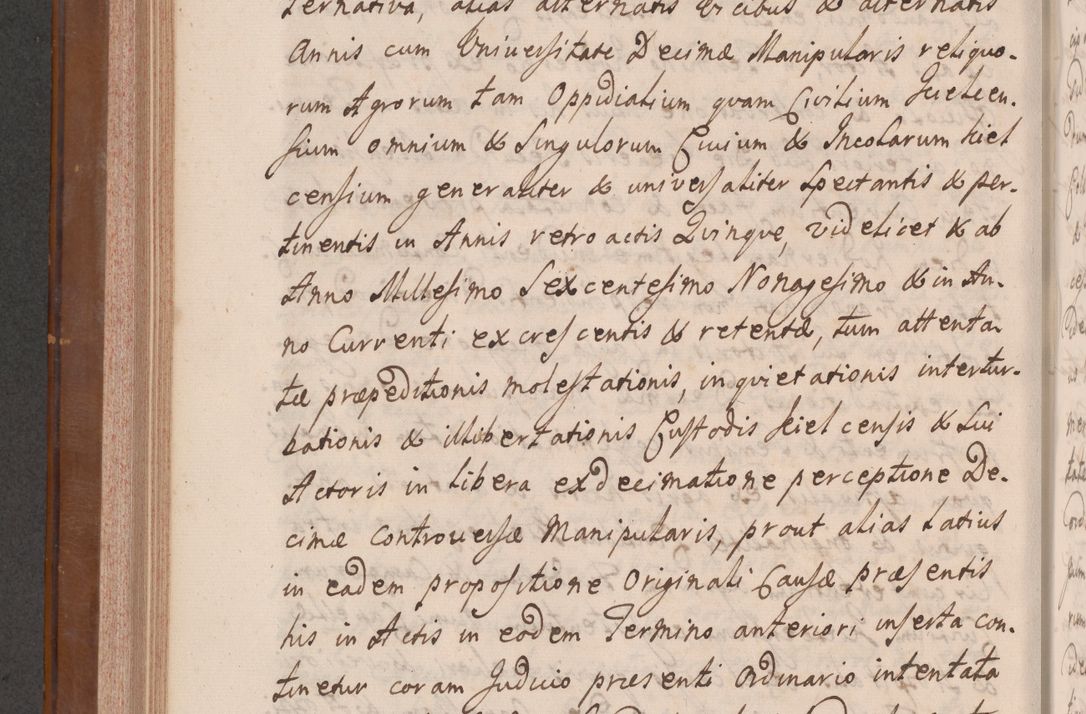 Zdjęcie nr 603 dla obiektu archiwalnego: Volumen VII actorum episcopalium Joannis Małachowski, episcopi Cracoviensis, ducis Severiae de anno 1694 - 1696, quorum index ad finem videatur