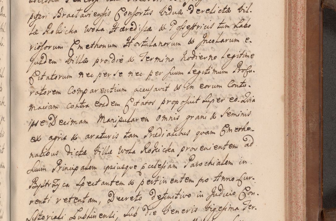 Zdjęcie nr 600 dla obiektu archiwalnego: Volumen VII actorum episcopalium Joannis Małachowski, episcopi Cracoviensis, ducis Severiae de anno 1694 - 1696, quorum index ad finem videatur