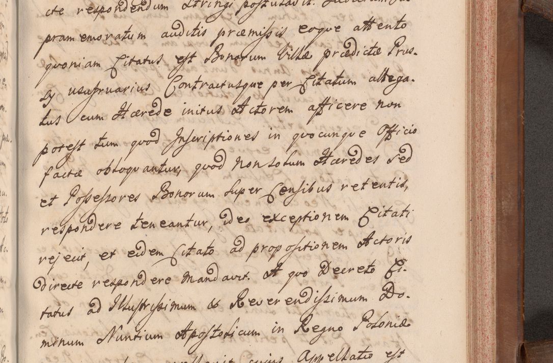 Zdjęcie nr 588 dla obiektu archiwalnego: Volumen VII actorum episcopalium Joannis Małachowski, episcopi Cracoviensis, ducis Severiae de anno 1694 - 1696, quorum index ad finem videatur