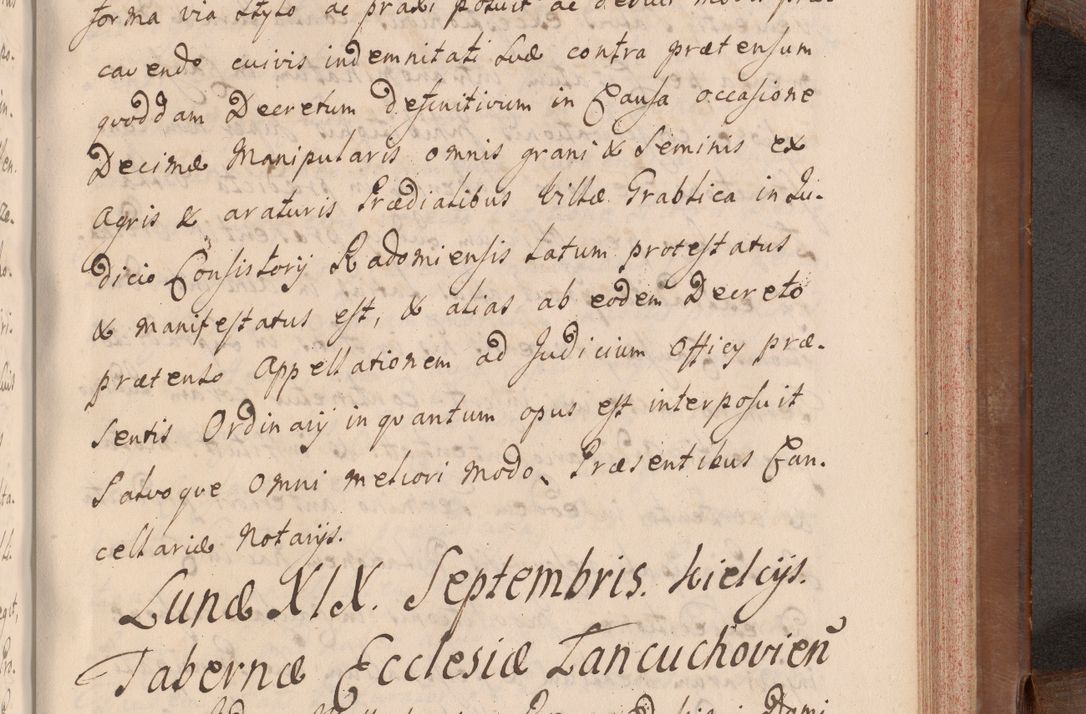 Zdjęcie nr 582 dla obiektu archiwalnego: Volumen VII actorum episcopalium Joannis Małachowski, episcopi Cracoviensis, ducis Severiae de anno 1694 - 1696, quorum index ad finem videatur