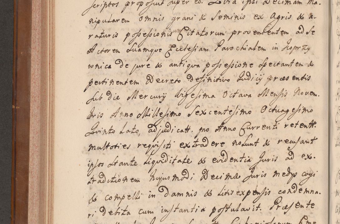 Zdjęcie nr 571 dla obiektu archiwalnego: Volumen VII actorum episcopalium Joannis Małachowski, episcopi Cracoviensis, ducis Severiae de anno 1694 - 1696, quorum index ad finem videatur