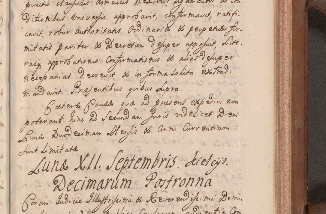 Zdjęcie nr 568 dla obiektu archiwalnego: Volumen VII actorum episcopalium Joannis Małachowski, episcopi Cracoviensis, ducis Severiae de anno 1694 - 1696, quorum index ad finem videatur