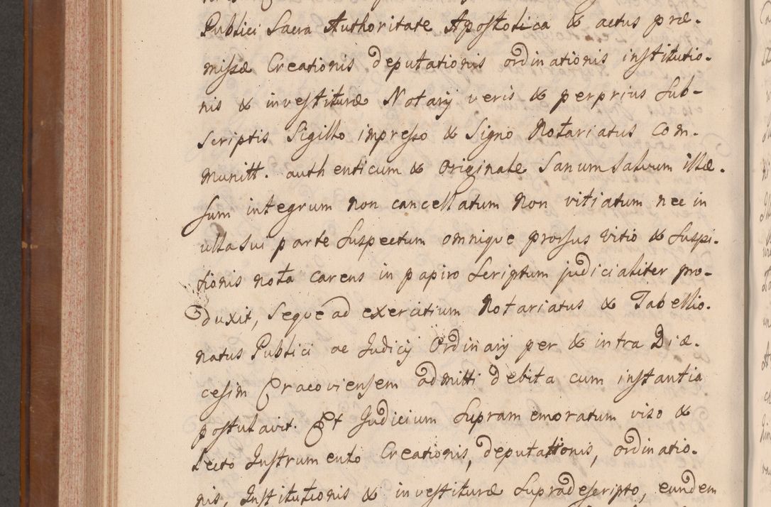 Zdjęcie nr 557 dla obiektu archiwalnego: Volumen VII actorum episcopalium Joannis Małachowski, episcopi Cracoviensis, ducis Severiae de anno 1694 - 1696, quorum index ad finem videatur